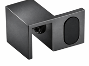 Right Hand Shower Door Stop - Gun Black Dumb Oil